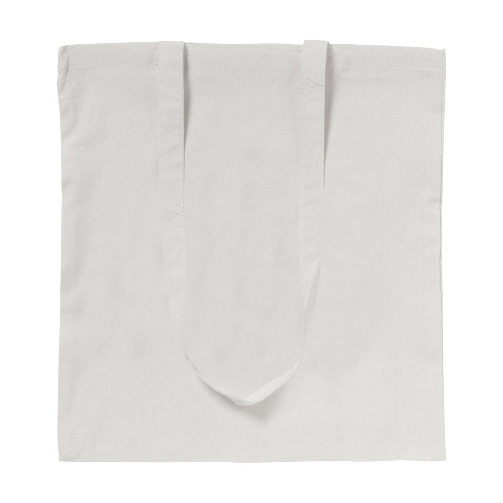 eBuyGB Natural Shopping Tote Bags, Cotton, Beige, 39.8 x 19.2 x 0.99 cm, 1205813-5