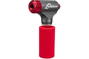 CTREPOWER Co2 Bike Tire Inflator, Co2 Inflator,Mini Portable Bike Pump, Compatible All Brands Threaded Co2 Cartridges,Fits Presta and Schrader.