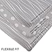 Changing Pad Cover Set | Cradle Sheet 2 Pack 100% Jersey Cotton Grey Abstract Stripes and Dots by Ely's & Co