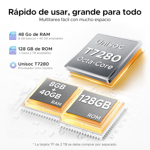 P13 Android Tablet 16, Tablet 13 Inches, Gemini AI, 48GB RAM+128GB ROM/2 TF, 12000mAh/18W, IPS 2.4K, 120Hz, T7280 Octa-Core, 13MP, Face ID, 5G WiFi, GPS, OTG, Tablet with Keyboard and Pen, Blue