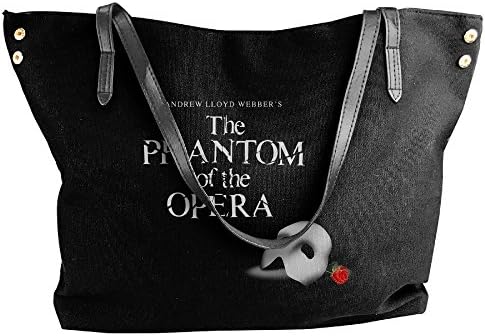 Koorol The Phantom Of The Opera Logo Canvas Crossbody Shoulder Bag For Women.