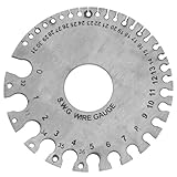 Stainless Steel Wire Gauge - Measures Both Standard And Metric