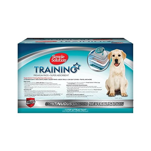 Simple-Solution-Premium-Dog-and-Puppy-Training-Pads-Pack-of-100 Simple Solution Absorbent Premium Dog and Puppy Training Pads -Pack of 100