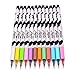 Cute Gel Pens Milky Cow Crystal Head Ballpoint Pen Set （set of 12）