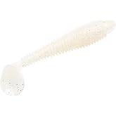 Strike King Rage Swimmer Fishing Lure, Soft Plastic Paddletail Minnow, Sleek Nose Cone, Softly Ribbed Body, Thin Tail