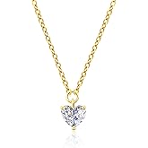 Molenia 14K Gold Plated Solid 925 Sterling Silver Non Tarnish Necklace for Women Minimalist Dainty Pendant Personalized Jewelry Christmas Birthday Valentine Gifts for Girlfriend Wife Mom Daughter