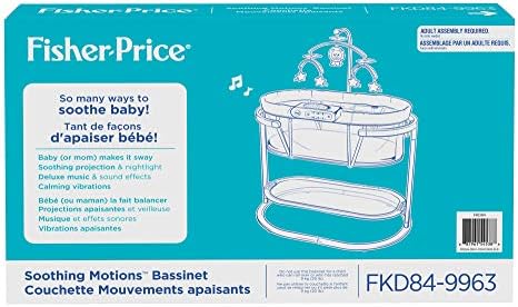 fisher price soothing bassinet baby nursery furniture crib bed bassinets fkd84