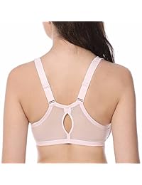 DELIMIRA Sujetador con aros para dama Cobertura completa Racerback Confort Cierre frontal Sujetador