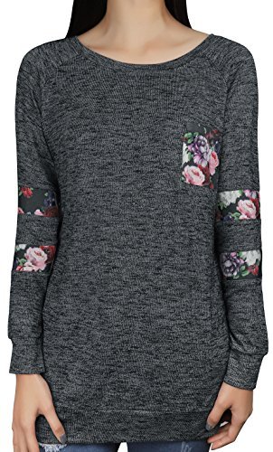 Winter Ladies Knit Blouse For Woman Soft Tops With Rose Adorn Floral Pattern Happy New Year