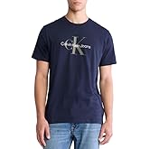 Calvin Klein Mens Monogram Logo Crewneck T-shirtT-Shirt