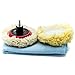 NOVUS 7232 | Multi-Purpose Buffing Kit | Contains 100% Wool Buffing Pad, Soft Foam Buffing Pad, Backing Pad for Drill, Microfiber Cloth