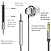 Frizione Headphones, Wired Earbuds, Metal Earphones, Noise Isolating Headset, Stereo Bass Headphone, In Ear Earbuds with Mic