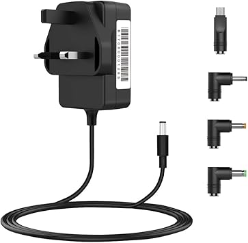 Bensn Ac Dc Power Adapter Universel 5 V D Alimentation Cc Avec 4 Selectionnables Adaptateur Pointes Pour La Plupart Des Appareils Electroniques 5 V Amazon Fr High Tech