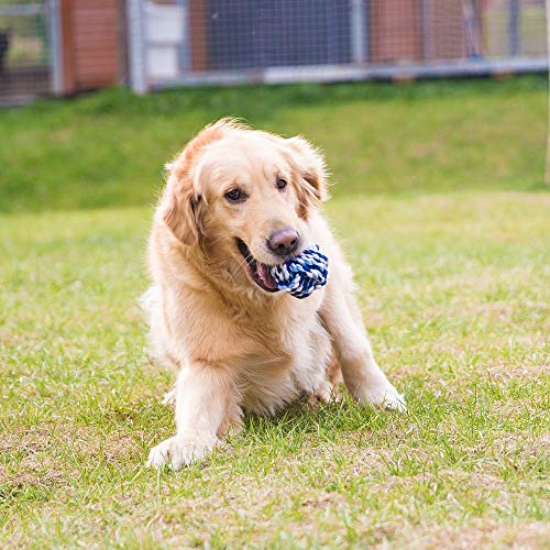 HIPIPET 10pcs Rope Dog Toys Large Dog Toy Balls Flying Discs Chew Tug Toss Toys Set for Medium Large Dogs