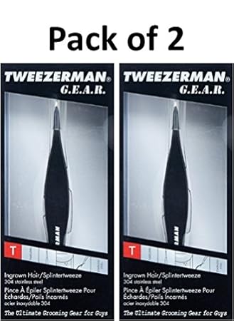 Tweezerman G E A R Ingrown Hair Splintertweeze Pack Of 2