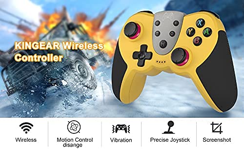 KINGEAR Controller for Switch, Easter Day Gifts for Men and Women, Graduation Gifts for Party Games, Controller Remote Gamepad for Switch, Have Fun with Switch Animal Crossing, Mario Game Controllers