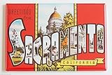 Greetings From Sacramento Fridge Magnet California Travel