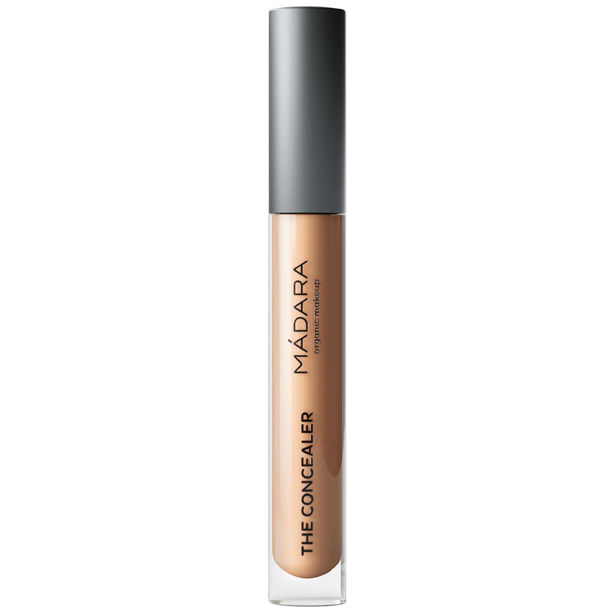 MÁDARA Organic Skincare | Luminous Perfecting Concealer 45 ALMOND – 4ml, Dewy finish, With hyaluronic acid, Natural concealer for dark circles and blemishes, Vegan, COSMOS natural certified.