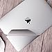 VFENG Premium 6-in-1 3M Skin Decals Screen Protector for 2016~2022+ MacBook Pro 15 Inch with Touch Bar(Model: A1707/A1990)-Silver