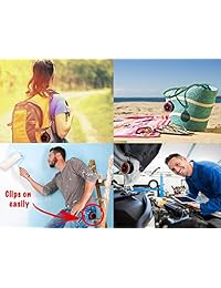 Altavoz Bluetooth impermeable y radio de ducha   Reproduce música en cualquier lugar   con radio FM a prueba de agua   Par de todos los dispositivos Bluetooth   portátil e inalámbrico   ideal para baño, playa, coche y al aire libre