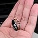 Men's Wedding Bands 8mm Black Tungsten Carbide Engagement Promise Ring with Hawaii KOA Wood Inaly High Polished Finish Comfort Fit Size 6-13