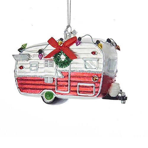 Kurt S. AdlerGlass Camping Car Christmas Ornament Standard