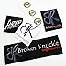 Peoples Republic Black Complete Wooden Fingerboard w Nuts Trucks - Basic Bearing Wheels