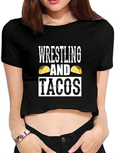 TTNOU Wrestling and Tacos The Simple Style of Innovative Upper Body Comfort Women Exposed Navel T.
