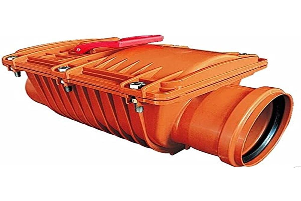 Backflow seal diameter DN110 with double return flap