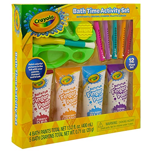 Crayola Ultimate Bath Time Activity Set Includes Paint Brush, Palette