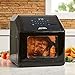 6 QT Power Air Fryer Oven Elite - 10 In 1 Cooking Features with Professional Dehydrator and Rotisserie …