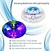 Bathroom LED Light Toy Perfect Organizer Educational Bath Waterproof Funny Baby babies Floating Light-up Bathroom sets Bathing Tub Light Party Toys for Kids Boys Girls Bathtub storage