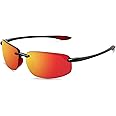 JULI Sports Sunglasses for Men Women Tr90 Rimless Frame for Running Fishing Baseball Driving MJ8001
