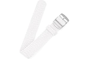 BARAK WATCHES Canvas Nylon Watch Straps, Nylon Braided Watch Band, Replacement Watchband Hook and Loop Straps (16mm,18mm,20mm,22mm) For Men Women