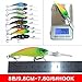 Hard Fishing Lures 43pcs Topwater Lures & Crankbaits Gear for Freshwater,Fishing Tackle Lure Kit Set is for Fishing Enthusiasts