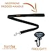 Mighty Paw Double Dog Leash - Force Absorbing Bungee Design - Two Dog Leashes Splitter - Walking Two Pets - 2 Pet Tangle Free - Pet Splitter (Lite | 10-30 lbs | with Handle, Black)
