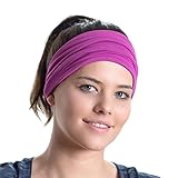 Red Dust Active Exercise Sweatband - the Perfect Pink Casual Headband - Ideal for Stretching, Yoga, Pilates, Light Exercise, travel or Leisure - Comfortable Blend of Soft Bamboo and Spandex by