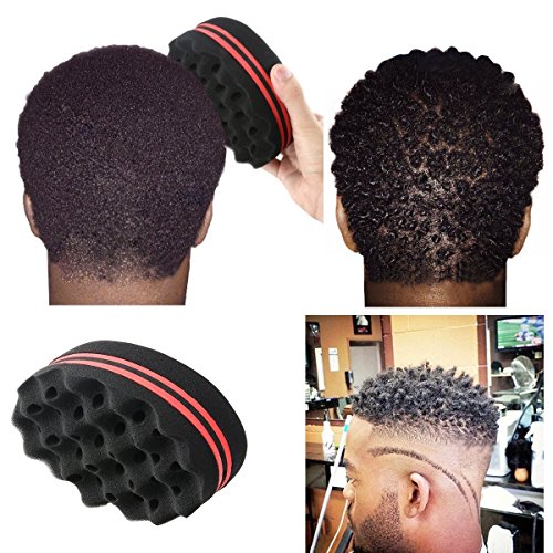 Gemini Mall Magic Hair Sponge Brush For Curls Twist Coil