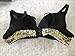 Senchanting Women's Steampunk Spike Sequin Rave Party Club Performance Sport Bra Tops