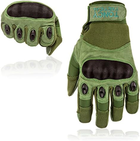 Toncy Tactical Men's Outdoor Hard Knuckle Motorcycle Gloves ATV Riding, Cycling, Driving, Protect Against Impact And Abrasion And Give More Comfort To Your Hands