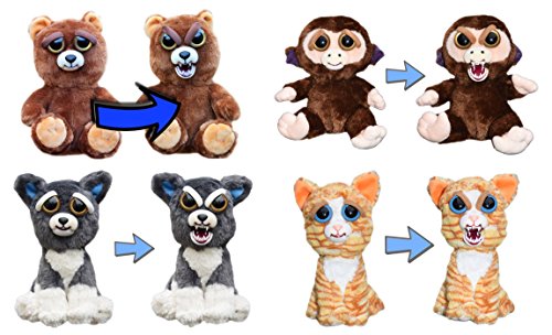 Feisty Pets by William Mark- Set of 4- Sir-Growls-a-Lot, Grandmaster Funk, Sammy Suckerpunch & Princess Pottymouth- Adorable 8