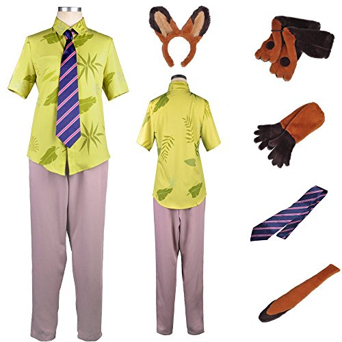 ズートピア Zootopia Zootropolis ニック ワイルド Zootopia Nick Wilde コスプレ コスプレ衣装 仮装 変装 イベント用 舞台服 男性 女性 アニメ コスチューム Cosplay 7点セット Happy Online L の買取価格 相場 高価買取なら買取一括比較のウリドキ