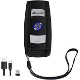 Alacrity Bluetooth Barcode Scanner, Portable Mini 1D Handheld Barcode Scanner 3-in-1 Bar Code Reader Scanner Scanning Work with Windows, Android, iOS, Tablets or Computers Able to Scan Codes on Screen