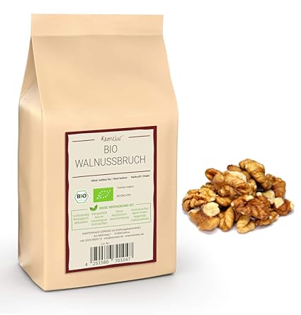 1kg Bio Walnusskern Bruch Ernte 2020 100 Naturbelassene Und Unbehandelte Bio Walnusse Ohne Schale Amazon De Lebensmittel Getranke