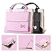 GEMWON Case for iPad mini 1/2/3/4, Cute Handbag Case for Women,Protective PU Leather Three Angles Holder Cover with Auto Sleep/Wake Function for iPad mini 1/2/3/4 - Black