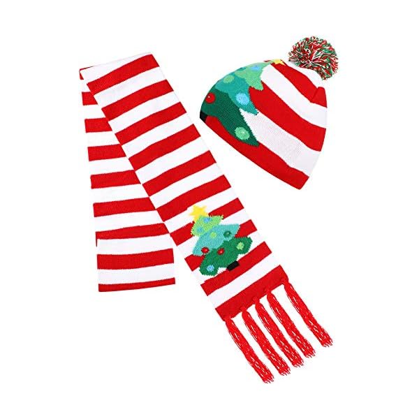 2 Pieces Christmas LED Light-up Hats 