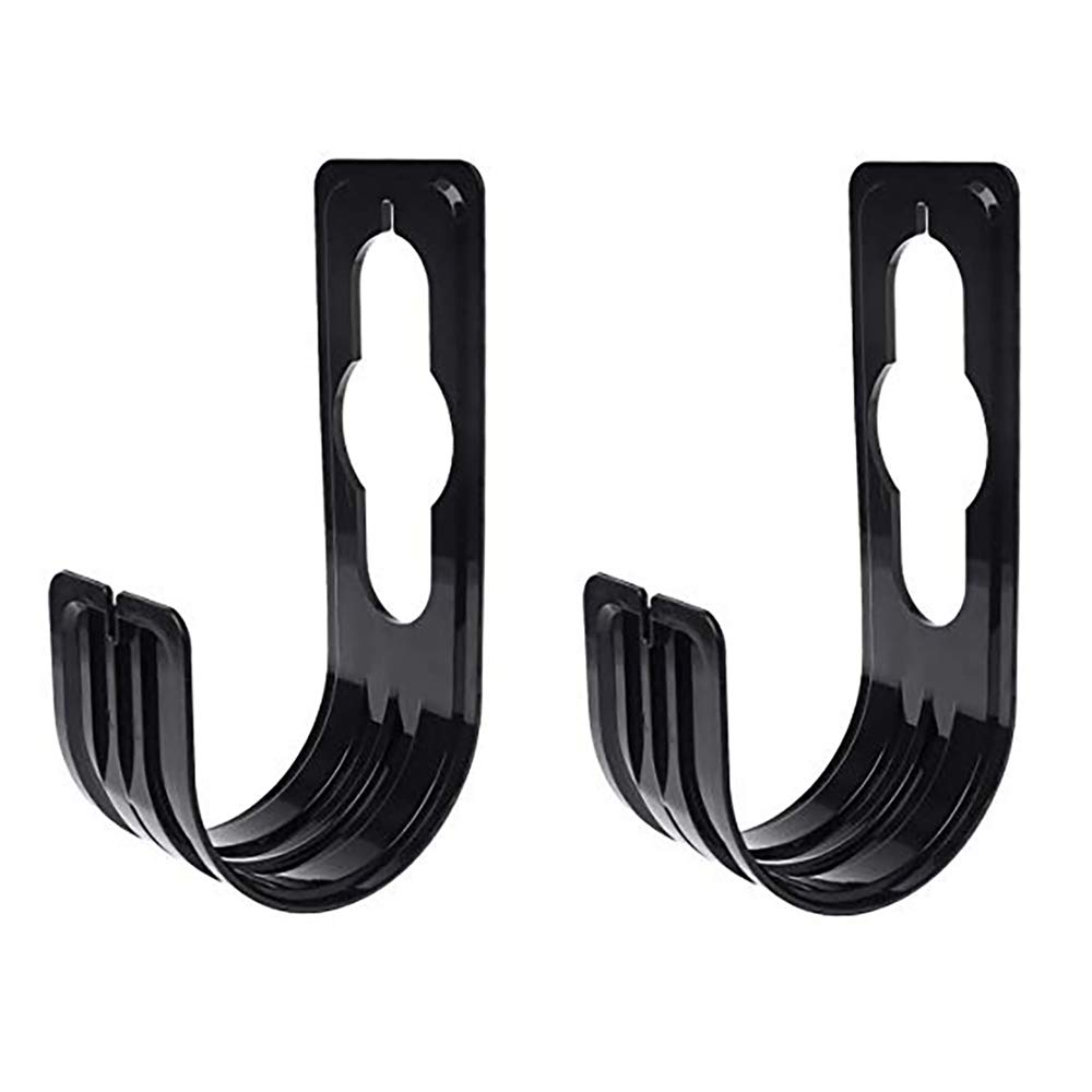 Futaikang 2 x Heavy Duty Hose Holder Hook Garden Pipe Hanger Wall Mount Pipe Hose Holder Expandable for Outdoor Use