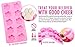 COMFECTO 2 Pack Dog Paws Mould Food Grade Silicone Molds, Reusable Bakeware for Baking Chocolate Candy Ice Cube Trays for Microwave Dishwasher, Puppy Dog Paw Mould with Dog Treat Recipe eBook