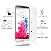 TANTEK [3-Pack Screen Protector for LG G3,Tempered Glass Film,Ultra Clear,Anti Scratch,Bubble Free,Case Friendly