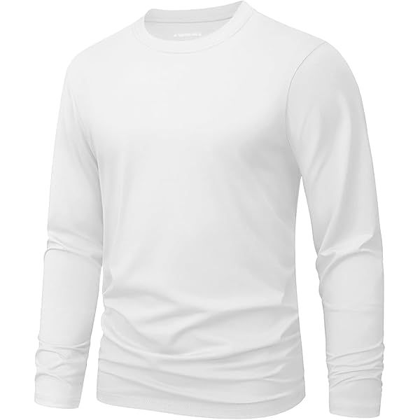 Men's Mock Neck Long Sleeve T-Shirt Half Turtleneck Casual